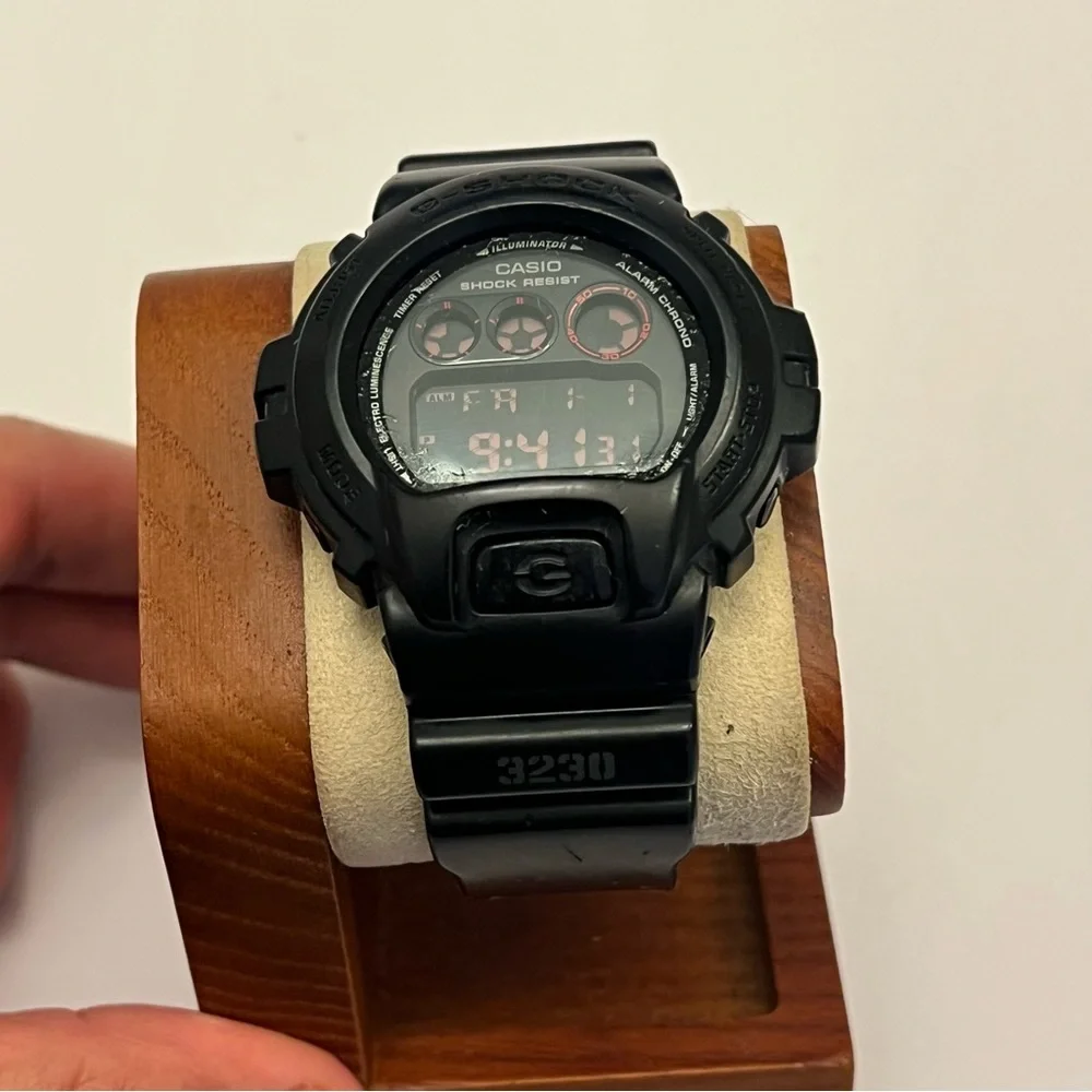 CASIO‎ G-SHOCK DW-6900MS 3230 Quartz Digital Black Matte Black New Batteries